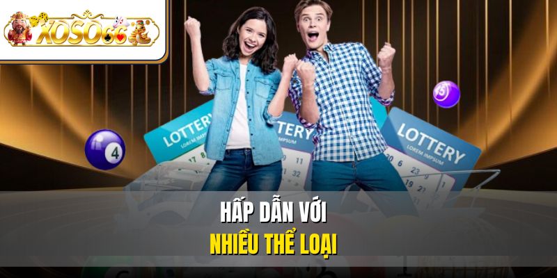 XOSO66 43 Hấp dẫn với nhiều thể loại